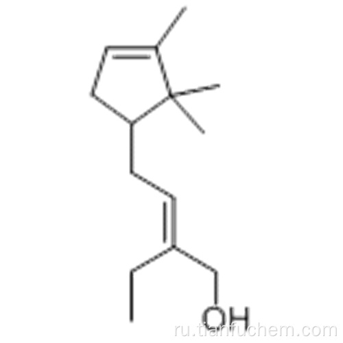 2-этил-4- (2,2,3-триметилциклопент-3-ен-ил) бут-2-ен-1-ол CAS 28219-61-6